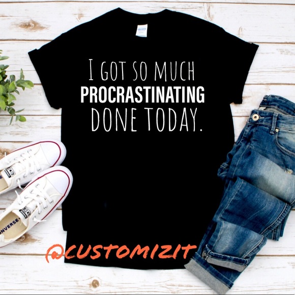 Gildan Tops - I got so much procrastinating done today 😂